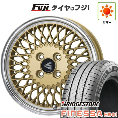 【新品 軽自動車】N-BOX タント スペーシア 夏タイヤ ホイール4本セット 165/55R15 ブリヂストン フィネッサ HB01 ENKEI エンケイ Neo Classic ENKEI 92 5J 15インチ(送料無料) 92,015円