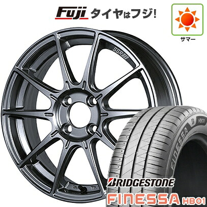 【新品 軽自動車】N-BOX タント スペーシア 夏タイヤ ホイール4本セット 165/55R15 ブリヂストン フィネッサ HB01 SSR GT GTX01 5J 15インチ(送料無料)