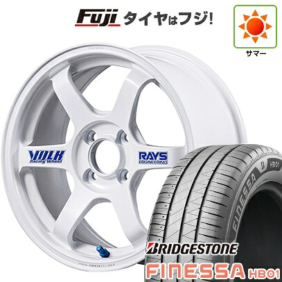 【新品 軽自動車】N-BOX タント スペーシア 夏タイヤ ホイール4本セット 165/55R15 ブリヂストン フィネッサ フィネッサHB01 RAYS レイズ ボルクレーシング TE37 ソニック 30th ステッカーVer 5J 15インチ(送料無料)｜フジコーポレーション 119,150円