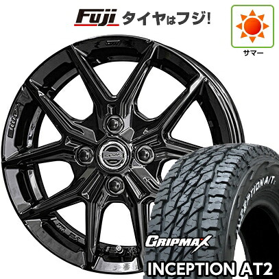 【新品】プロボックス/サクシード(リフトアップ) 夏タイヤ ホイール4本セット 185R14C 102/100Q グリップマックス インセプション A/TII RWL(限定) 共豊 スマック IG-TEC 5J 14インチ(送料無料)