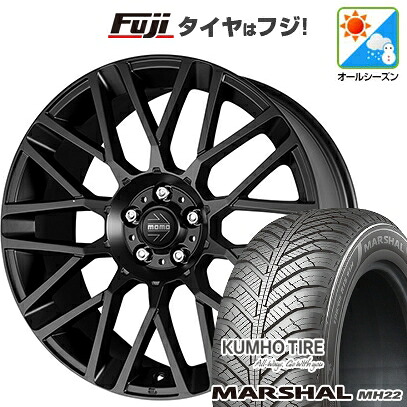 【新品】オーラ オールシーズンタイヤ ホイール4本セット 205/50R17 93 W XL クムホ マーシャル MH22 オールシーズン(限定) モモ リベンジ 7J 17インチ(送料無料)