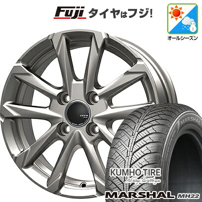 【新品国産車用4穴100】 オールシーズンタイヤ ホイール4本セット 185/65R15 クムホ マーシャル MH22 オールシーズン(限定) モンツァ ZACK JP-325 5.5J 15インチ(送料無料)