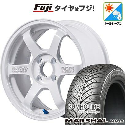 【新品 軽自動車】ハスラー デリカミニ(4WD) オールシーズンタイヤ ホイール4本セット 165/60R15 クムホ マーシャル MH22 オールシーズン(限定) RAYS レイズ ボルクレーシング TE37 ソニック 30th マシニングVer 5J 15インチ(送料無料)