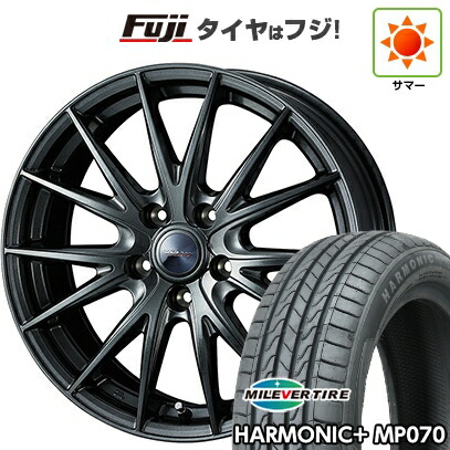 【新品】ライズ/ロッキー（ガソリン） 夏タイヤ ホイール4本セット 195/60R17 ミレバー ハーモニック プラス MP070(限定) WEDS ウェッズ ヴェルバ スポルトII 6J 17インチ(送料無料)