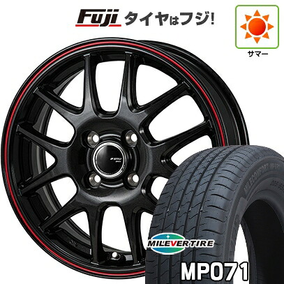 【新品国産車用4穴100】 夏タイヤ ホイール4本セット 185/65R15 ミレバー ミレコンフォート MP071(限定) モンツァ JPスタイル ジェファ 5.5J 15インチ(送料無料)