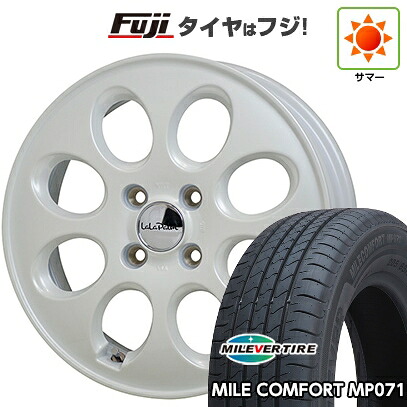 【新品 軽自動車】ハスラー デリカミニ(4WD) 夏タイヤ ホイール4本セット 165/60R15 ミレバー ミレコンフォート MP071(限定) ホットスタッフ ララパーム オーバル 4.5J 15インチ(送料無料)