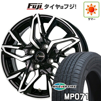 【新品国産車用4穴100】 夏タイヤ ホイール4本セット 185/55R16 ミレバー ミレコンフォート MP071(限定) ホットスタッフ クロノス CH-112 6J 16インチ(送料無料)