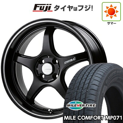 【新品国産車用4穴100】 夏タイヤ ホイール4本セット 185/55R16 ミレバー ミレコンフォート MP071(限定) ゴジゲン PROレーサー FN01R-C STV 6J 16インチ(送料無料)