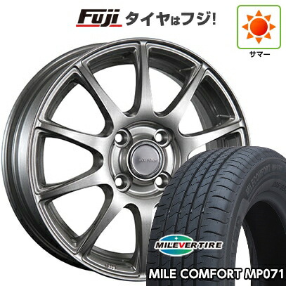 【新品 軽自動車】ハスラー デリカミニ(4WD) 夏タイヤ ホイール4本セット 165/60R15 ミレバー ミレコンフォート MP071(限定) ブリヂストン エコフォルム SE-23 4.5J 15インチ(送料無料)