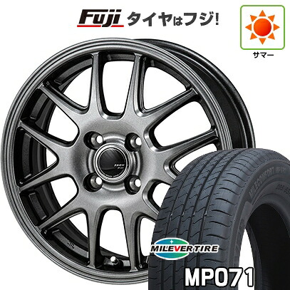 【新品国産車用4穴100】 夏タイヤ ホイール4本セット 185/55R16 ミレバー ミレコンフォート MP071(限定) モンツァ ZACK JP-205 6J 16インチ(送料無料)|フジコーポレーション