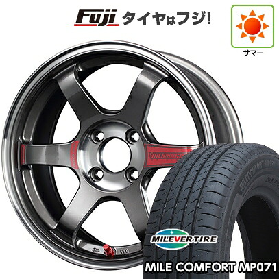 【新品 軽自動車】ハスラー デリカミニ(4WD) 夏タイヤ ホイール4本セット 165/60R15 ミレバー ミレコンフォート MP071(限定) RAYS レイズ ボルクレーシング TE37 ソニック SL 5J 15インチ(送料無料)|フジコーポレーション