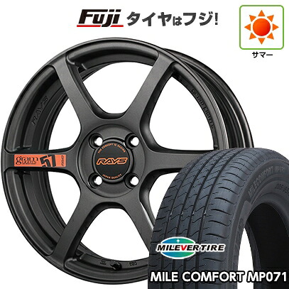 【新品 軽自動車】ハスラー デリカミニ(4WD) 夏タイヤ ホイール4本セット 165/60R15 ミレバー ミレコンフォート MP071(限定) RAYS レイズ グラムライツ 57C6 SPEC-D 5J 15インチ(送料無料) 70,510円