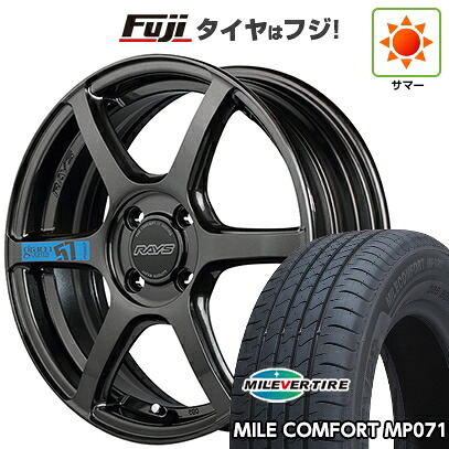 【新品 軽自動車】ハスラー デリカミニ(4WD) 夏タイヤ ホイール4本セット 165/60R15 ミレバー ミレコンフォート MP071(限定) RAYS レイズ グラムライツ 57C6 SPEC-M 5J 15インチ(送料無料)|フジコーポレーション