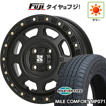 【新品 軽自動車】N-BOX タント スペーシア 夏タイヤ ホイール4本セット 155/65R14 ミレバー ミレコンフォート MP071(限定) MLJ エクストリームJ XJ07 4.5J 14インチ(送料無料)