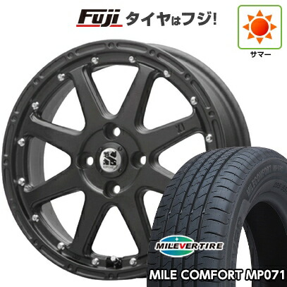 【新品 軽自動車】N-BOX タント スペーシア 夏タイヤ ホイール4本セット 155/65R14 ミレバー ミレコンフォート MP071(限定) MLJ エクストリームJ 4.5J 14インチ(送料無料)