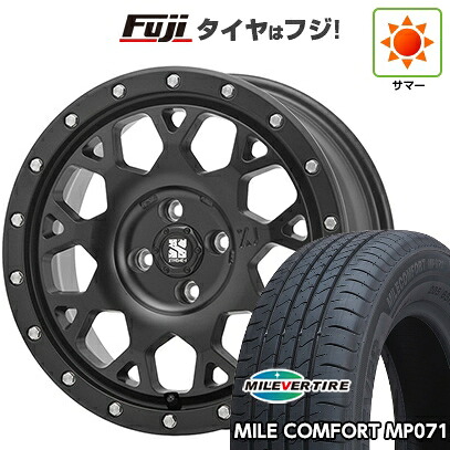 【新品 軽自動車】ハスラー デリカミニ(4WD) 夏タイヤ ホイール4本セット 165/60R15 ミレバー ミレコンフォート MP071(限定) MLJ エクストリームJ XJ04 4.5J 15インチ(送料無料)|フジコーポレーション