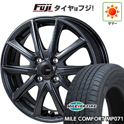 【新品国産車用4穴100】 夏タイヤ ホイール4本セット 185/60R15 ミレバー ミレコンフォート MP071(限定) モンツァ ZACK Sport-FT 5.5J 15インチ(送料無料)