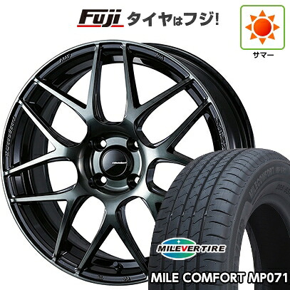 【新品 軽自動車】ハスラー デリカミニ(4WD) 夏タイヤ ホイール4本セット 165/60R15 ミレバー ミレコンフォート MP071(限定) WEDS ウェッズスポーツ SA-27R 5J 15インチ(送料無料)