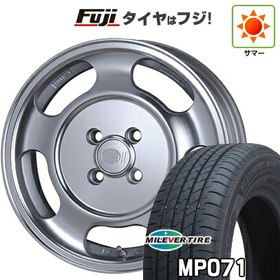 【新品国産車用4穴100】 夏タイヤ ホイール4本セット 185/60R15 ミレバー ミレコンフォート MP071(限定) ENKEI エンケイ all オールセブンティーン 5.5J 15インチ(送料無料)