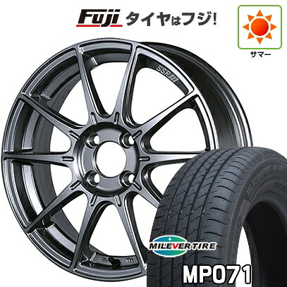 【新品国産車用4穴100】 夏タイヤ ホイール4本セット 185/55R16 ミレバー ミレコンフォート MP071(限定) SSR GT GTX01 6.5J 16インチ(送料無料)