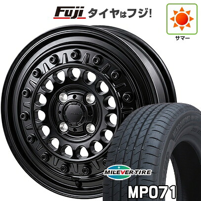 【新品国産車用4穴100】 夏タイヤ ホイール4本セット 185/60R15 ミレバー ミレコンフォート MP071(限定) モンツァ HI-BLOCK ターマー 5.5J 15インチ(送料無料)