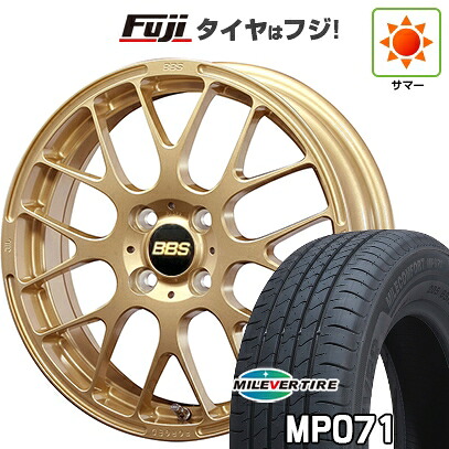 【新品国産車用4穴100】 夏タイヤ ホイール4本セット 185/65R15 ミレバー ミレコンフォート MP071(限定) BBS JAPAN RP 6J 15インチ(送料無料)｜フジコーポレーション