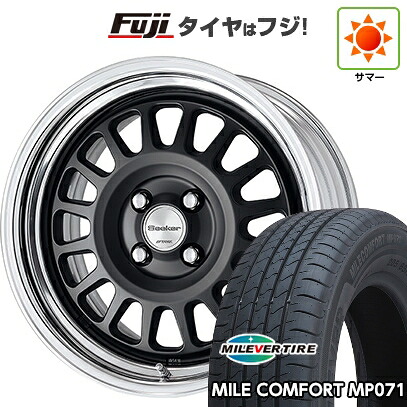 【新品国産車用4穴100】 夏タイヤ ホイール4本セット 185/55R16 ミレバー ミレコンフォート MP071(限定) WORK ワーク シーカー FD 6.5J 16インチ(送料無料)