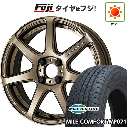 【新品 軽自動車】ハスラー デリカミニ(4WD) 夏タイヤ ホイール4本セット 165/60R15 ミレバー ミレコンフォート MP071(限定) WORK ワーク エモーション T7R 5J 15インチ(送料無料)|フジコーポレーション