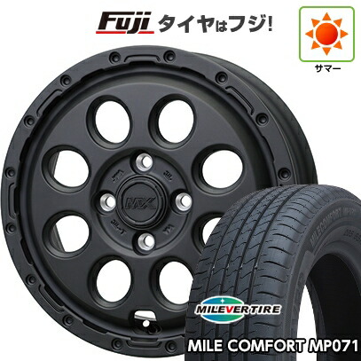 【新品 軽自動車】ハスラー デリカミニ(4WD) 夏タイヤ ホイール4本セット 165/60R15 ミレバー ミレコンフォート MP071(限定) ホットスタッフ マッドクロス リーコン 4.5J 15インチ(送料無料)