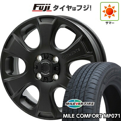 【新品 軽自動車】ハスラー デリカミニ(4WD) 夏タイヤ ホイール4本セット 165/60R15 ミレバー ミレコンフォート MP071(限定) WEDS ウェッズ クロスオーバーガーメンツ Style A 4.5J 15インチ(送料無料)