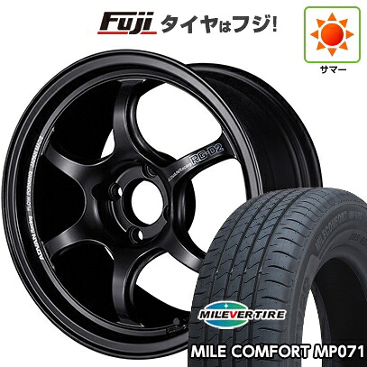 【新品 軽自動車】ハスラー デリカミニ(4WD) 夏タイヤ ホイール4本セット 165/60R15 ミレバー ミレコンフォート MP071(限定) ヨコハマ アドバンレーシング RG-D2 5J 15インチ(送料無料)