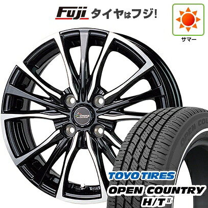 【新品 軽自動車】タフト ソリオ 夏タイヤ ホイール4本セット 165/65R15 トーヨー オープンカントリー H/TII ホワイトリボン ホットスタッフ クロノス CH-110 4.5J 15インチ(送料無料) 58,025円