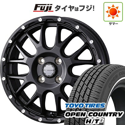 【新品 軽自動車】タフト ソリオ 夏タイヤ ホイール4本セット 165/65R15 トーヨー オープンカントリー H/TII ホワイトリボン WEDS ウェッズアドベンチャー マッドヴァンス 08 4.5J 15インチ(送料無料)