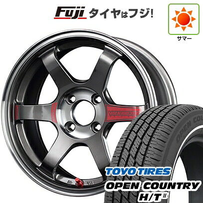 【新品 軽自動車】タフト ソリオ 夏タイヤ ホイール4本セット 165/65R15 トーヨー オープンカントリー H/TII ホワイトリボン RAYS レイズ ボルクレーシング TE37 ソニック SL 5J 15インチ(送料無料)