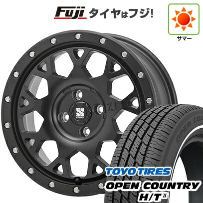 【新品 軽自動車】タフト ソリオ 夏タイヤ ホイール4本セット 165/65R15 トーヨー オープンカントリー H/TII ホワイトリボン MLJ エクストリームJ XJ04 4.5J 15インチ(送料無料)