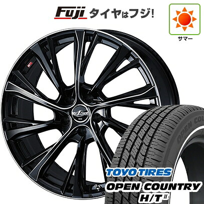 【新品 軽自動車】タフト ソリオ 夏タイヤ ホイール4本セット 165/65R15 トーヨー オープンカントリー H/TII ホワイトリボン WEDS ウェッズ レオニス JG BK/SCマシニング 4.5J 15インチ(送料無料)