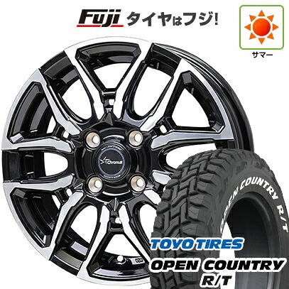 【新品 軽自動車】タフト ソリオ 夏タイヤ ホイール4本セット 165/65R15 トーヨー オープンカントリー R/T RWL/RBL ホットスタッフ クロノス CH-114 4.5J 15インチ(送料無料)|フジコーポレーション