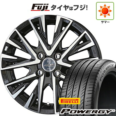 【新品】オーラ 夏タイヤ ホイール4本セット 205/50R17 ピレリ パワジー 共豊 スマック レジーナ 6J 17インチ(送料無料)