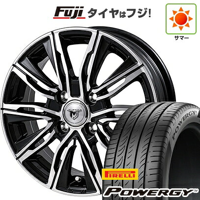 【新品国産車用4穴100】 夏タイヤ ホイール4本セット 185/60R15 ピレリ パワジー モンツァ JPスタイル MJ-X 5.5J 15インチ(送料無料)｜フジコーポレーション 55,935円