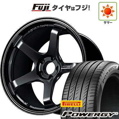 【新品国産車用4穴100】 夏タイヤ ホイール4本セット 205/45R17 ピレリ パワジー ヨコハマ アドバンレーシング GT ビヨンド 7J 17インチ(送料無料)