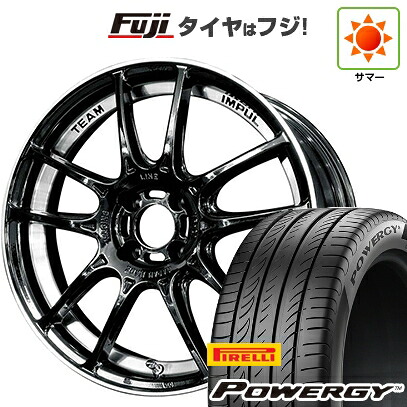 【新品】オーラ 夏タイヤ ホイール4本セット 205/50R17 ピレリ パワジー インパル レーシングライン NR-01 7J 17インチ(送料無料)