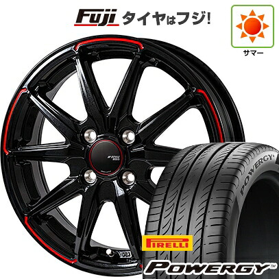 【新品国産車用4穴100】 夏タイヤ ホイール4本セット 185/65R15 ピレリ パワジー モンツァ JPスタイル R55 5.5J 15インチ(送料無料)