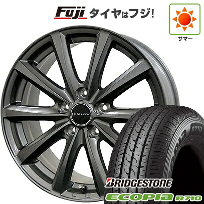 【新品】プロボックス/サクシード(160系) 夏タイヤ ホイール4本セット 155/80R14 88/86N ブリヂストン エコピア R710 コスミック ディアヴォレット D.TEN 5J 14インチ(送料無料)