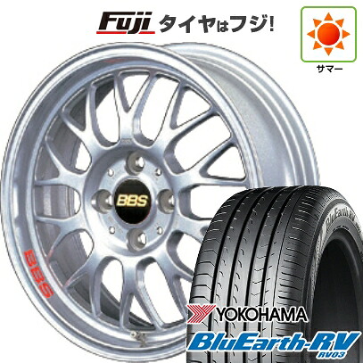 【パンク保証付き】【新品国産車用4穴100】 夏タイヤ ホイール4本セット 185/60R15 ヨコハマ ブルーアース RV-03 BBS JAPAN RG-F 6.5J 15インチ(送料無料)｜フジコーポレーション