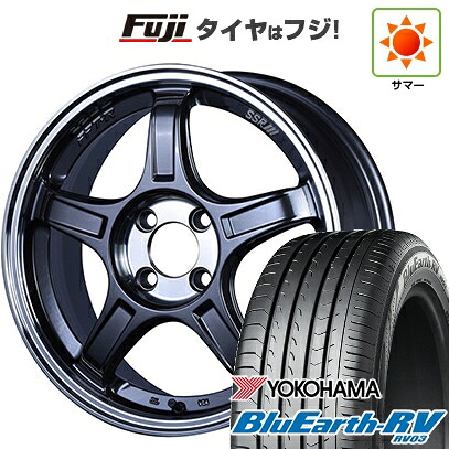 【パンク保証付き】【新品】オーラ 夏タイヤ ホイール4本セット 205/50R17 ヨコハマ ブルーアース RV-03 SSR GT GTX03 7J 17インチ(送料無料)