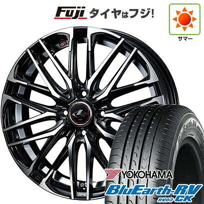 【パンク保証付き】【新品】クロスビー/イグニス 夏タイヤ ホイール4本セット 175/60R16 ヨコハマ ブルーアース RV-03CK WEDS ウェッズ レオニス SK 6J 16インチ(送料無料)