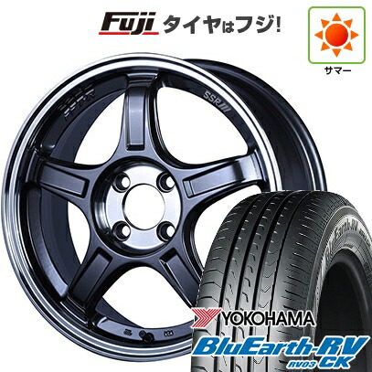 【パンク保証付き】【新品 軽自動車】タフト ソリオ 夏タイヤ ホイール4本セット 165/65R15 ヨコハマ ブルーアース RV-03CK SSR GT GTX03 5J 15インチ(送料無料)