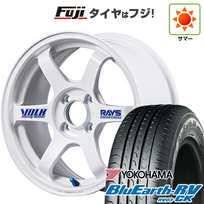 【パンク保証付き】【新品 軽自動車】ハスラー デリカミニ(4WD) 夏タイヤ ホイール4本セット 165/60R15 ヨコハマ ブルーアース RV-03CK RAYS レイズ ボルクレーシング TE37 ソニック 30th ステッカーVer 5J 15インチ(送料無料) 108,400円
