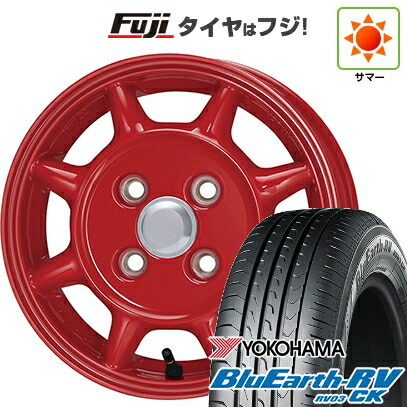 【パンク保証付き】【新品 軽自動車】ハスラー 夏タイヤ ホイール4本セット 165/65R14 ヨコハマ ブルーアース RV-03CK ENKEI エンケイ SAM タフ【限定】 5J 14インチ(送料無料)