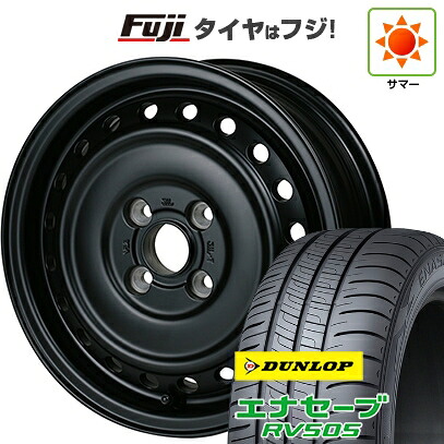 【新品 軽自動車】N-BOX タント スペーシア 夏タイヤ ホイール4本セット 155/65R14 ダンロップ エナセーブ RV505 ドゥオール アルジェノン フェニーチェ RX-6 5J 14インチ(送料無料)｜フジコーポレーション
